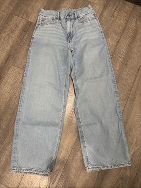 Light Wash womens Straight-Leg Jeans - Light Blue